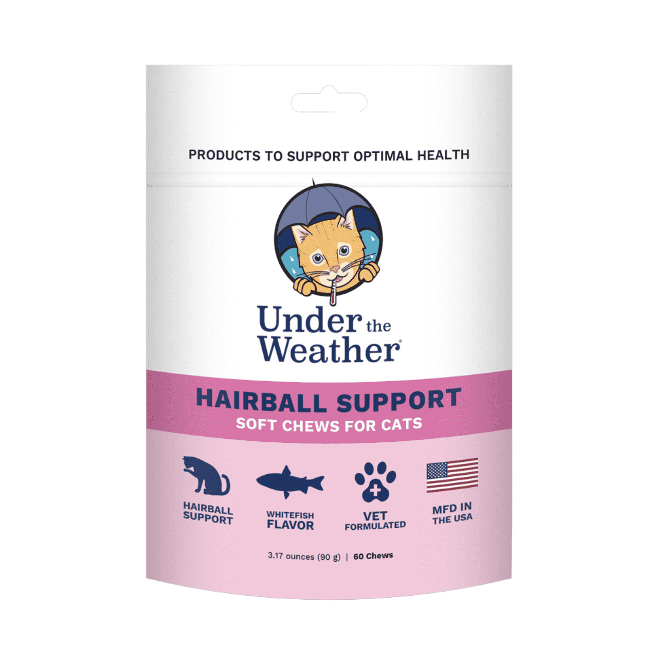 Cat Hairball Support Soft Chews.