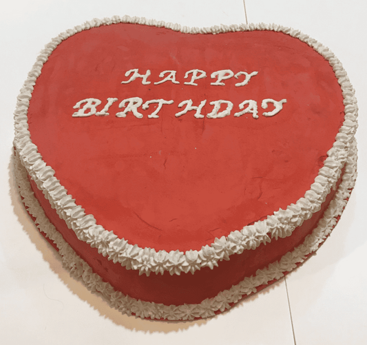 Custom Pet Party Cake for Dogs (Heart).