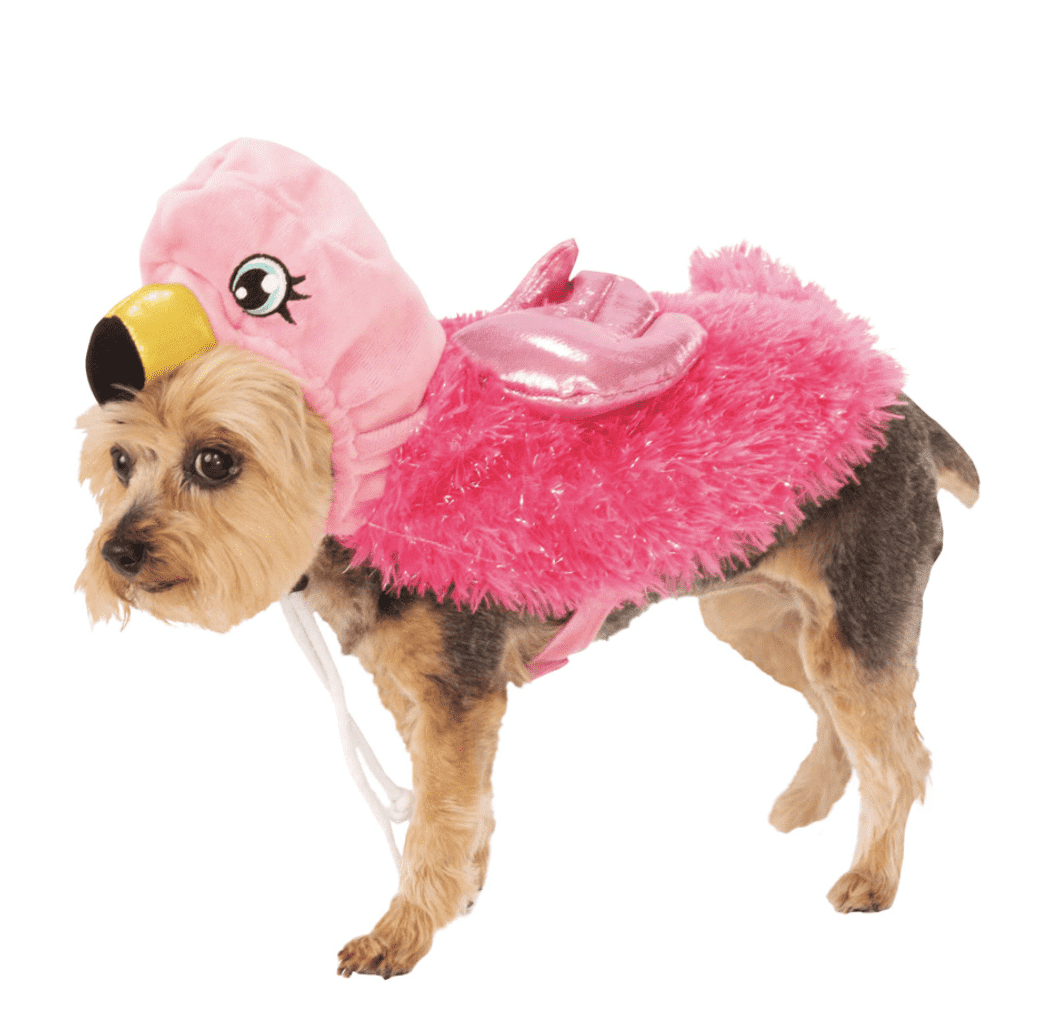 Flamingo Pet Costume.