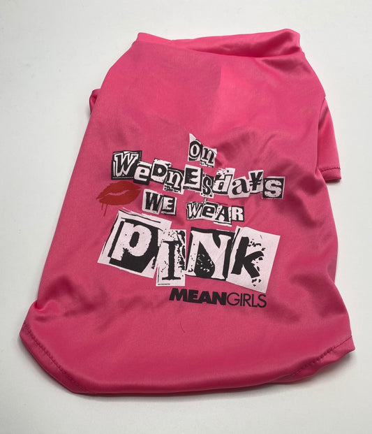 Mean Girls "On Wednesday We Wear Pink" Tee.