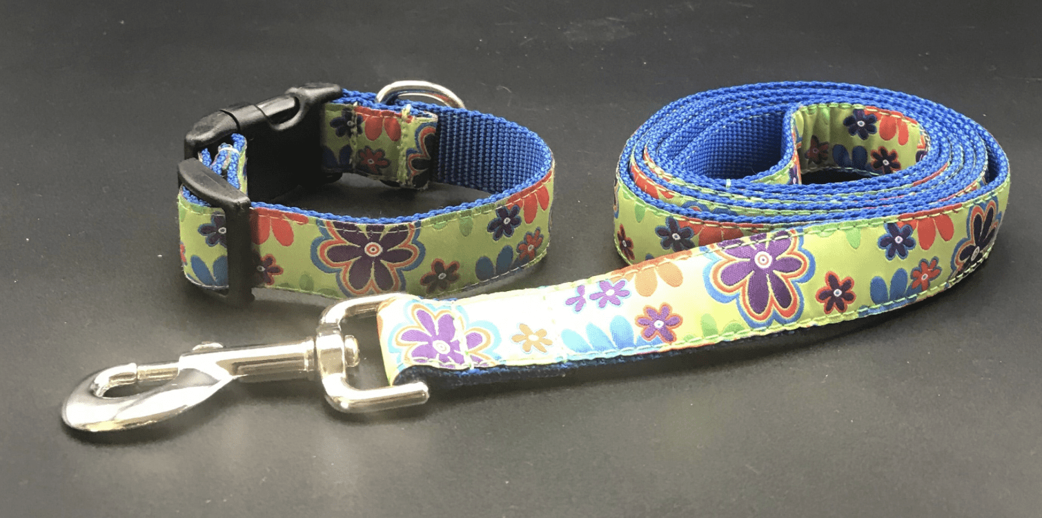 Get Groovy Dog Collars or Leads (1" Wide).