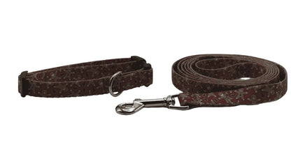 Gingerbread and Christmas Trees Dog Collars or Leads (5/8" Wide).