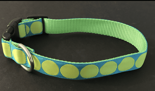 Green Means Go Dog Collars or Leads (1" Wide).