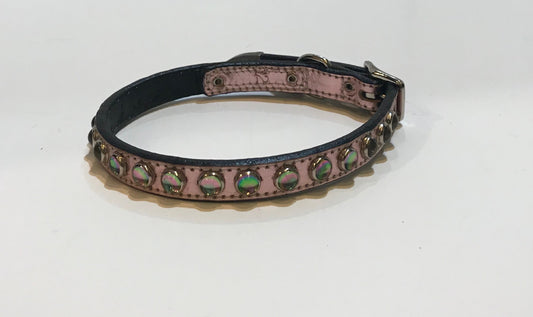 Hot Pink Rhinestone Collar.