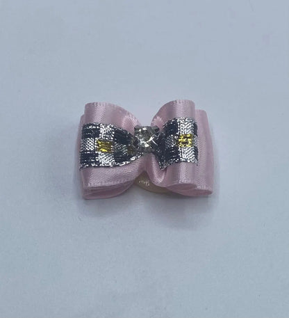 Pink Fancy Dog Hair Bows.