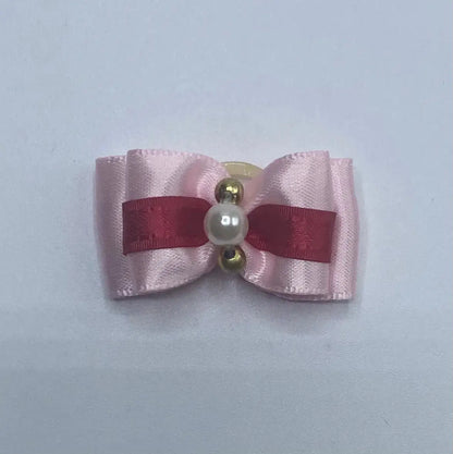 Pink Fancy Dog Hair Bows.