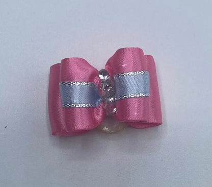 Pink Fancy Dog Hair Bows.