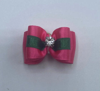 Pink Fancy Dog Hair Bows.