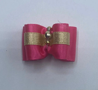 Pink Fancy Dog Hair Bows.