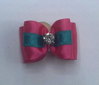 Pink Fancy Dog Hair Bows.