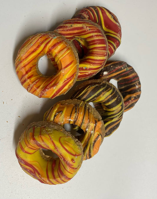Fall Granola Donuts Dog Treat