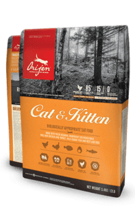 Orijen's Dry Cat Food.