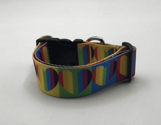 Pride Harts Dog Collars & Leads (1.5" Wide).