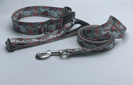 Rose Garden Dog Collars  (1.5" Wide)(Discontinued)