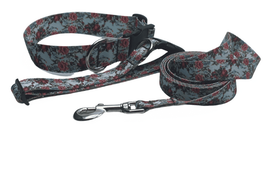 Rose Garden Dog Collars  (1.5" Wide)(Discontinued).