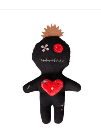 Voodoo Doll Dog Toy.
