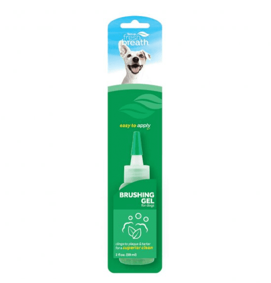 Fresh Breath by TropiClean Brushing Dental & Oral Care Gel for Dogs & Cats, 2oz.