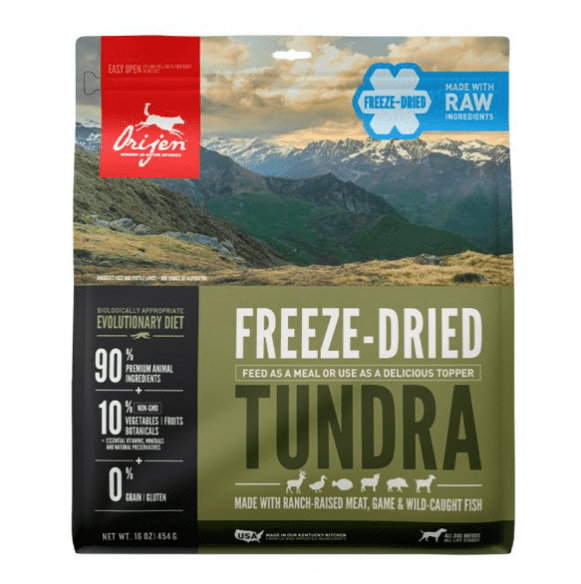 Orijen™ Freeze Dried Tundra Dog Food.