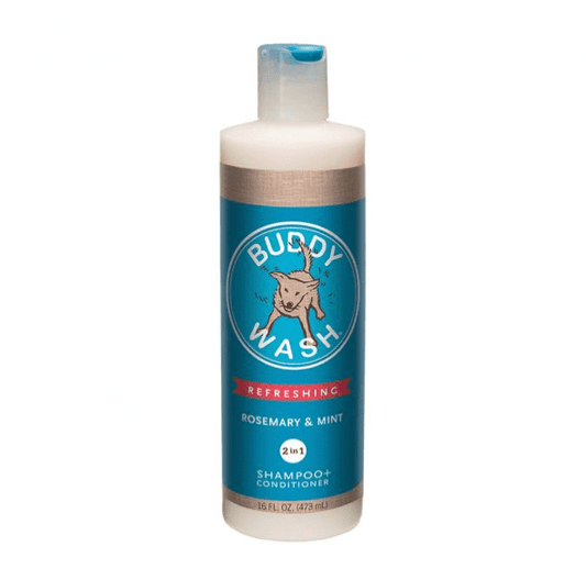 Buddy Wash® Refreshing Rosemary & Mint 2-in-1 Shampoo & Conditioner for Dogs 16 Oz.