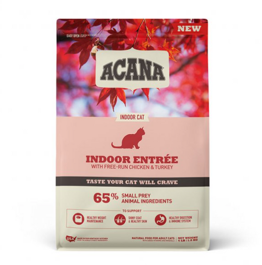 Acana® Indoor Entrée Dry Cat Food 4 Lbs.