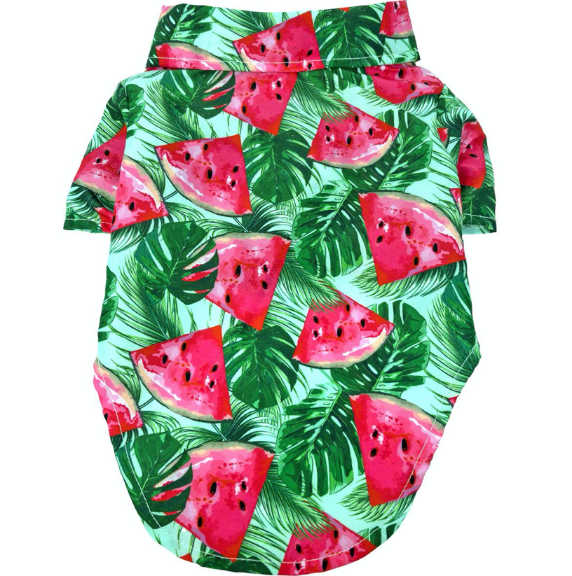 Hawaiian Camp Shirt - Juicy Watermelon.