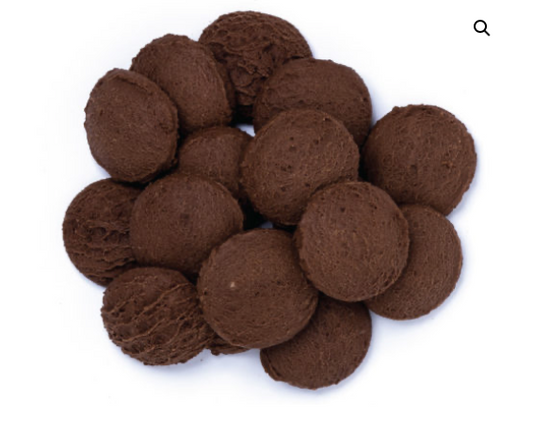 Wafer Cookies – Carob Flavor.