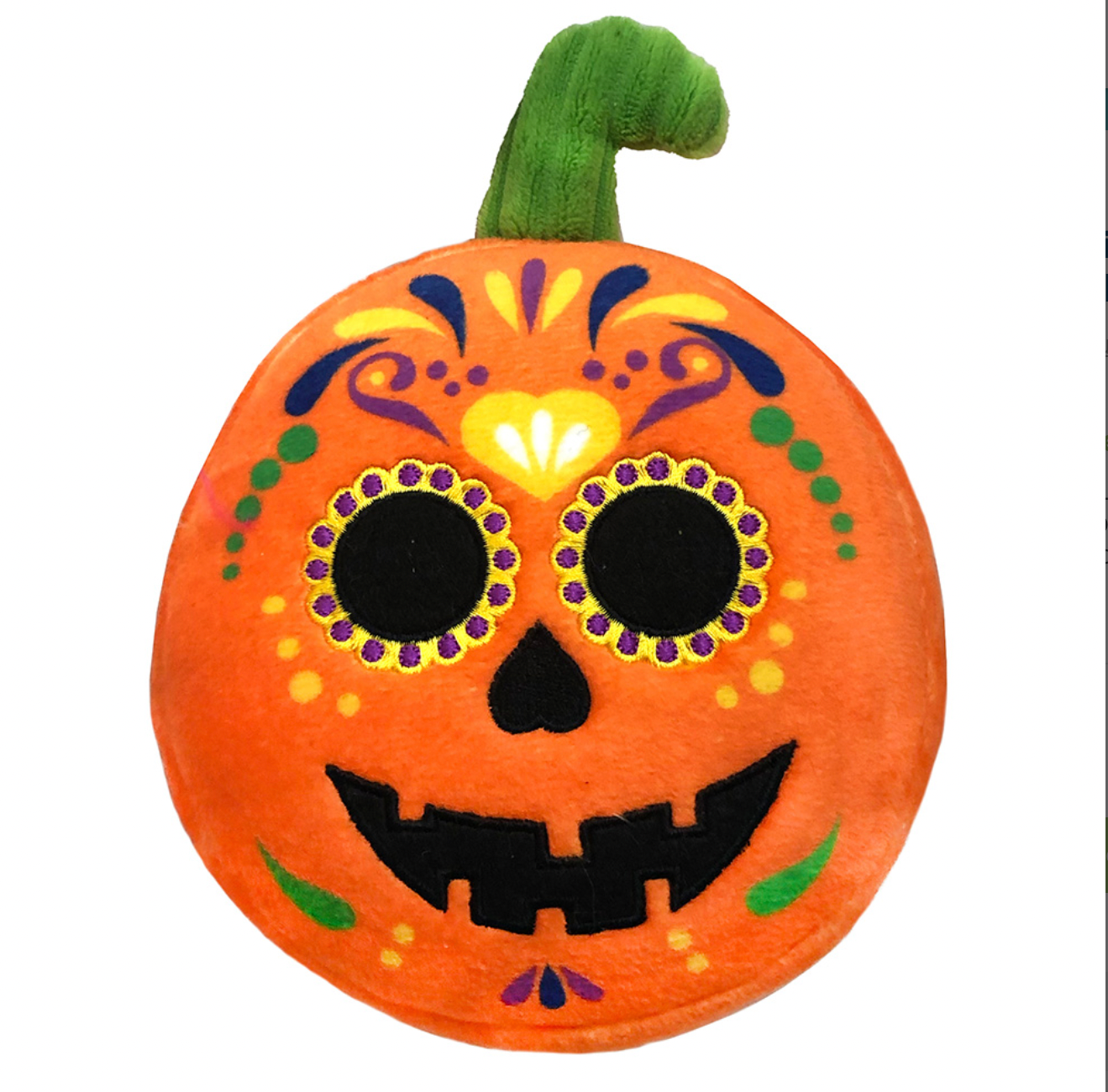 Sugar Skull Pumpkin Power Plush.