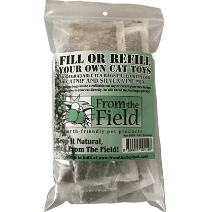 Catnip Tea Bags Fill Or Refill Your Own Cat 20 Count.