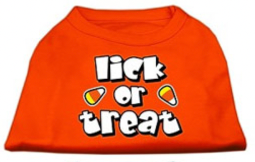 Lick Or Treat Screen Print Shirts.