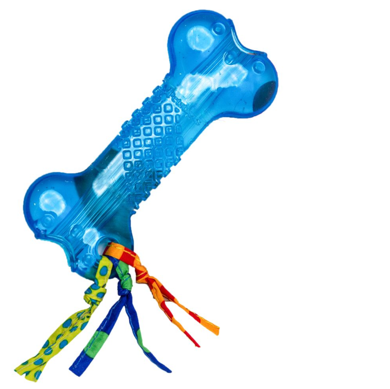 Orka Mini Bone Royal Blue Dog Chew Toy.