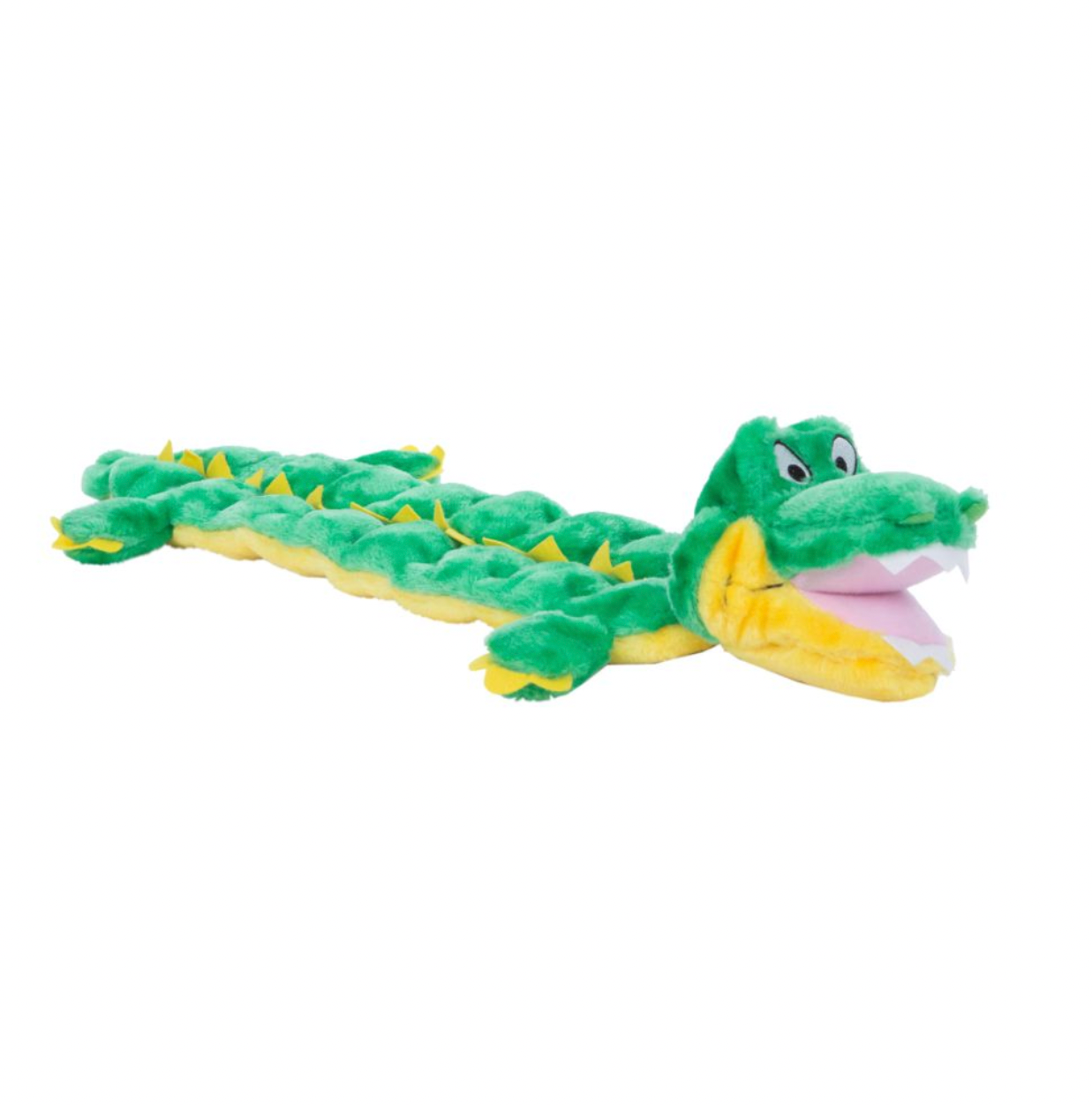 Squeaker Matz Plush Gator Dog Toy, XL