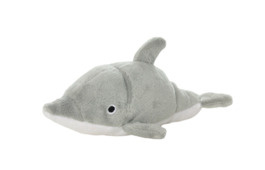 Tuffy Ocean Creature Series - Jr Dolphin Dog Toy.