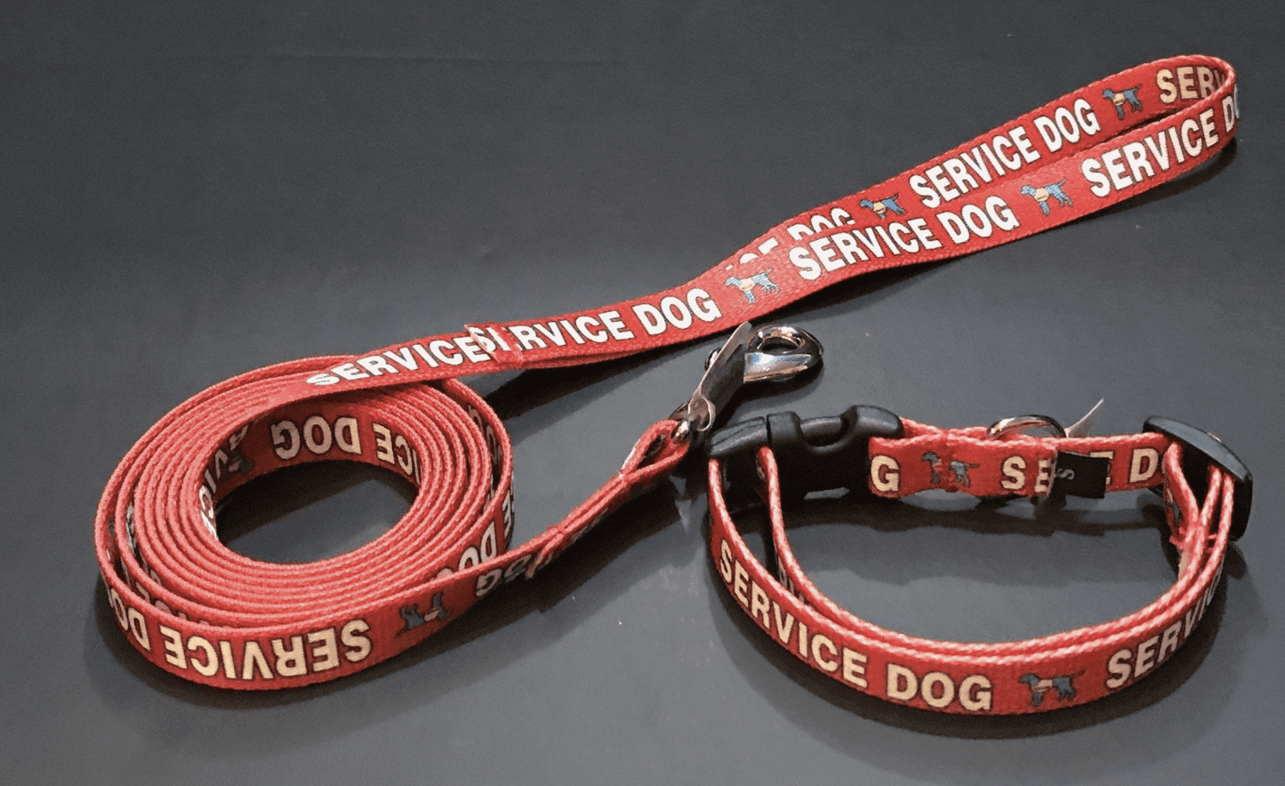 Service Dog Collars or Leads (5/8" Wide).