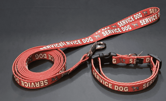 Service Dog Collars or Leads (1" Wide).