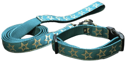 Shoot for the Stars Dog Collars or Leads (1" Wide).
