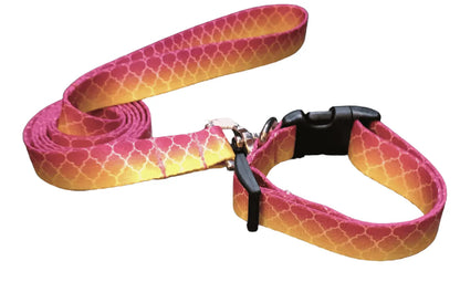 Sunrise Lattice Love Dog Collars or Leads (1" Wide).