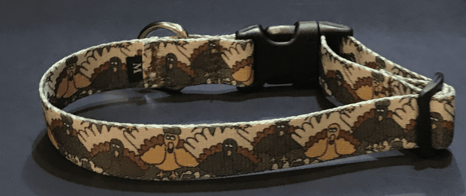 Turkey Day Dog Collars or Leads (1"Wide).