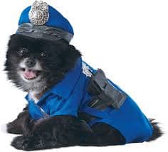 Police Officer Pet Costume.
