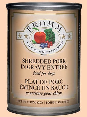 Fromm Dog Food - Shredded Pork in Gravy Entrée.