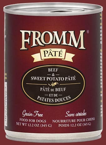 Fromm Pâté Dog Food - Beef & Sweet Potato.