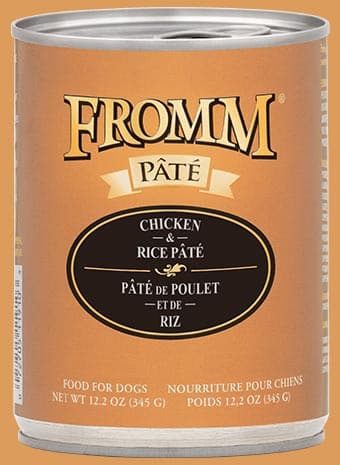 Fromm Pâté Dog Food - Chicken & Rice.
