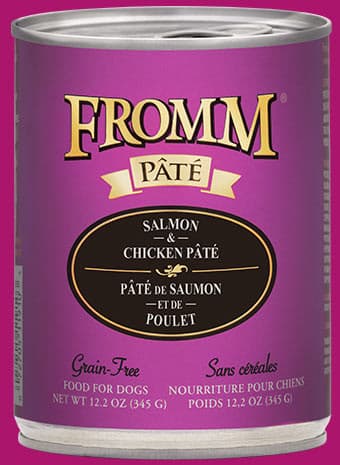Fromm Pâté Dog Food - Salmon & Chicken.