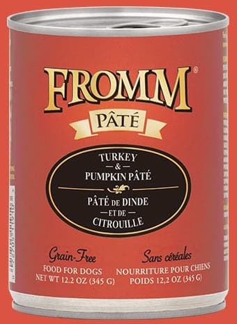 Fromm Pâté Dog Food - Turkey & Pumpkin.