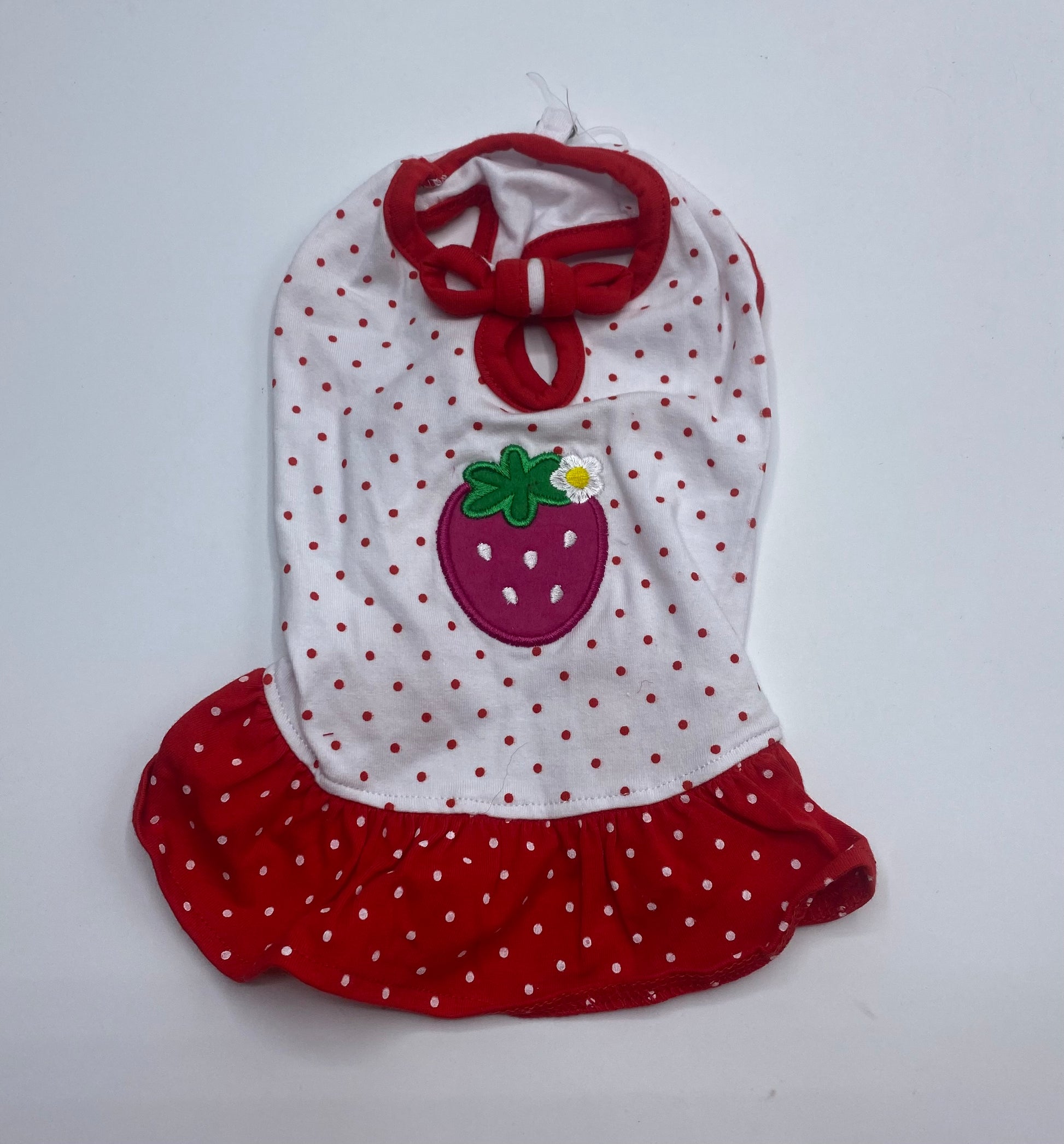 White Dress w/Red Dots and Strawberry.