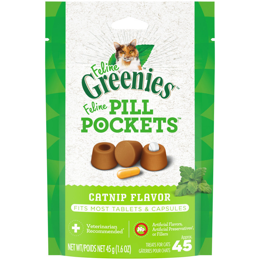 Greenies Feline Pill Pockets Cat Treats (CatNip).