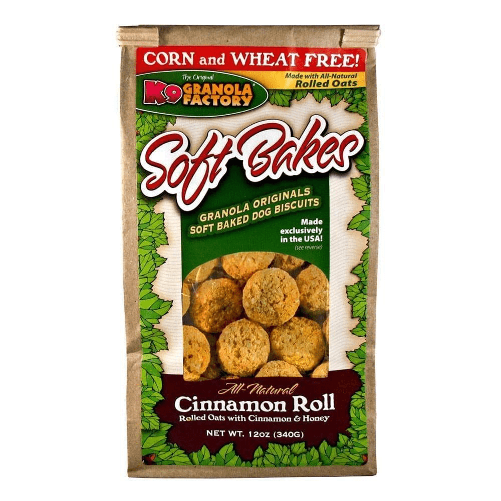 Soft Bakes Cinnamon Roll Dog Treats.