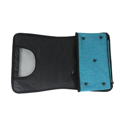 Dual Color Collapsible Pet Carrier.