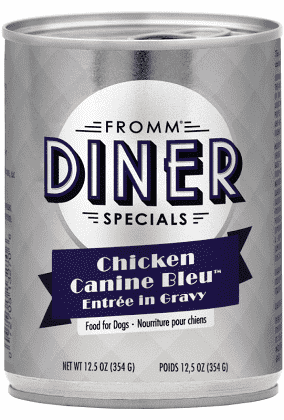 Fromm Diner Specials - Chicken Canine Bleu Entree In Gravy.