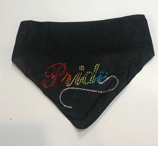 Pride Rhinestone Bandana.