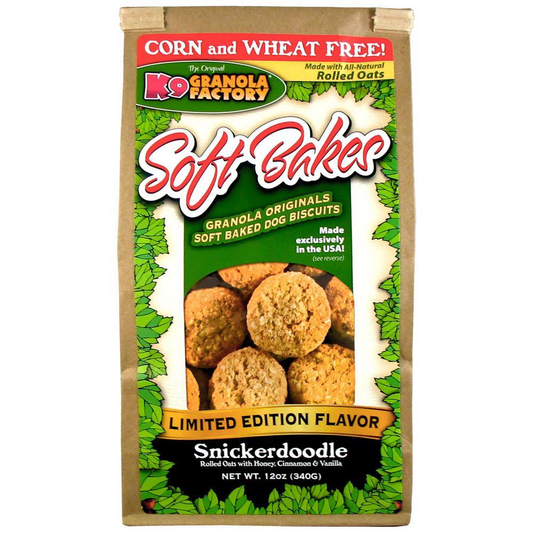 Soft Bakes Limited Edition Snickerdoodle Dog Treats.